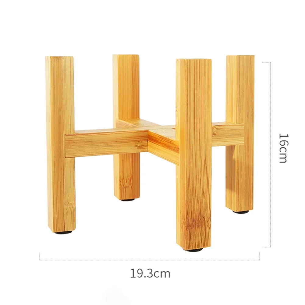 Porte Plante En Bois Sur Pied